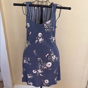 Wallflower Blue Floral Dress